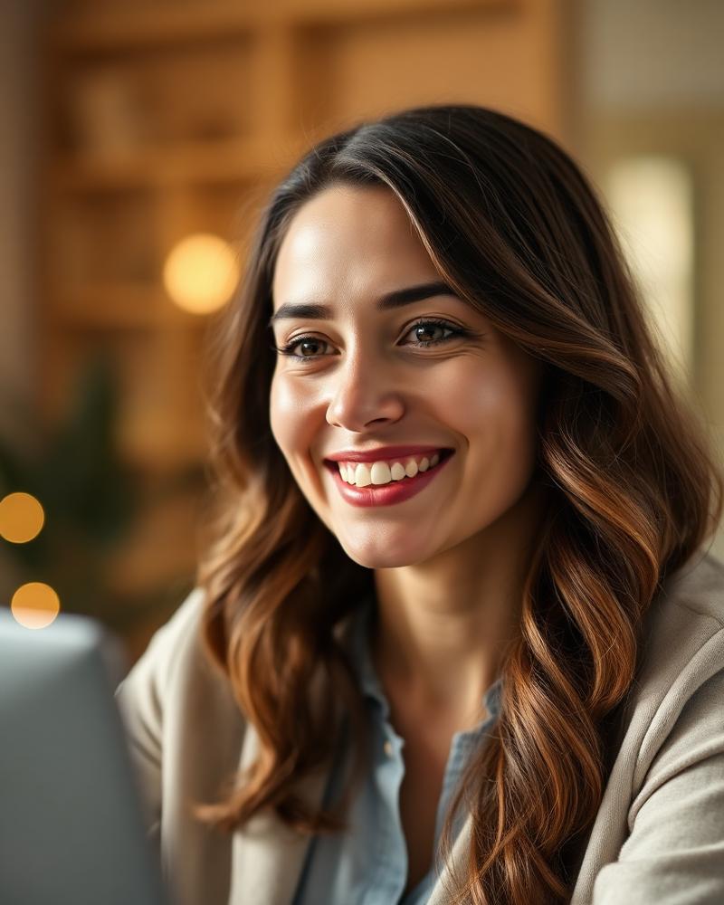 Candidate in an interview